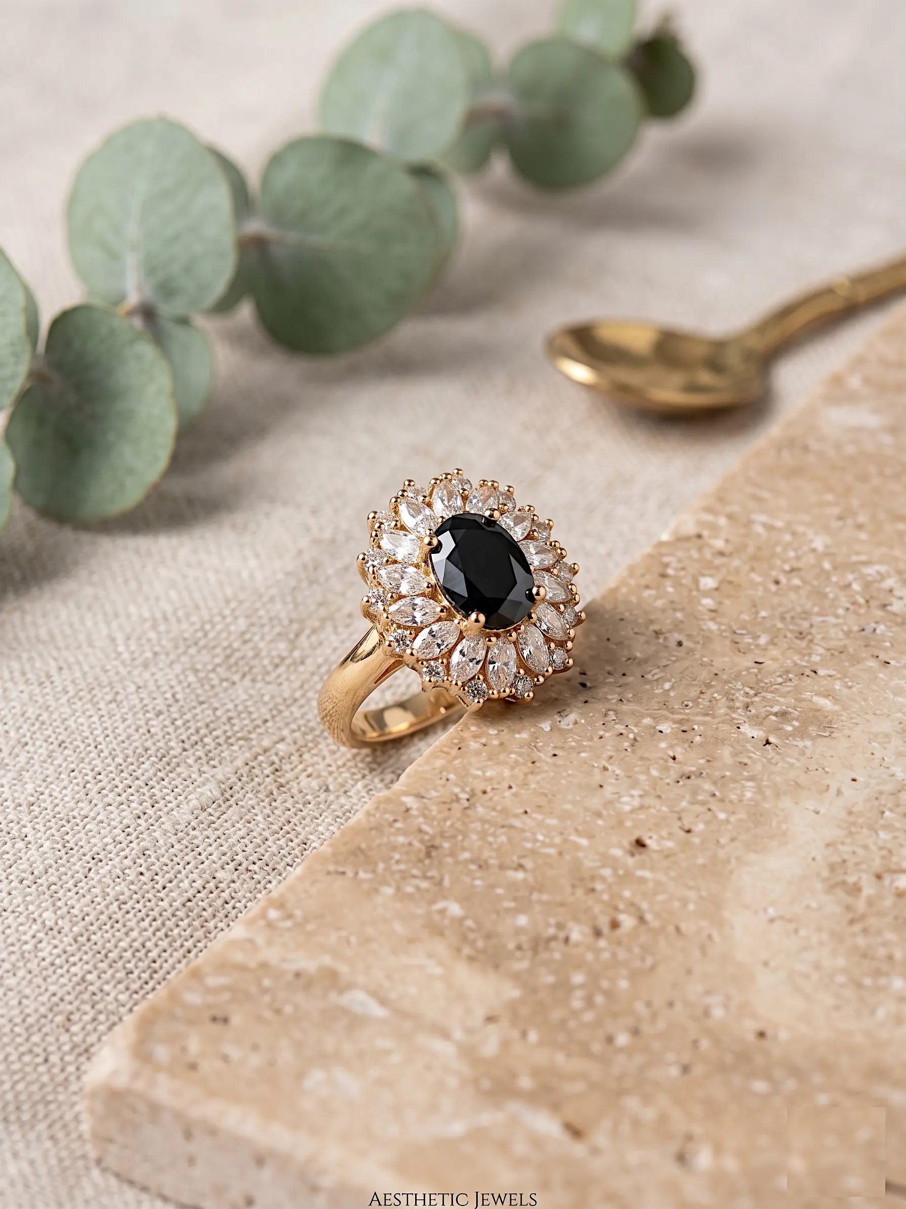 Ethereal Oval Heritage Ring - Adjustable Size - Image 6