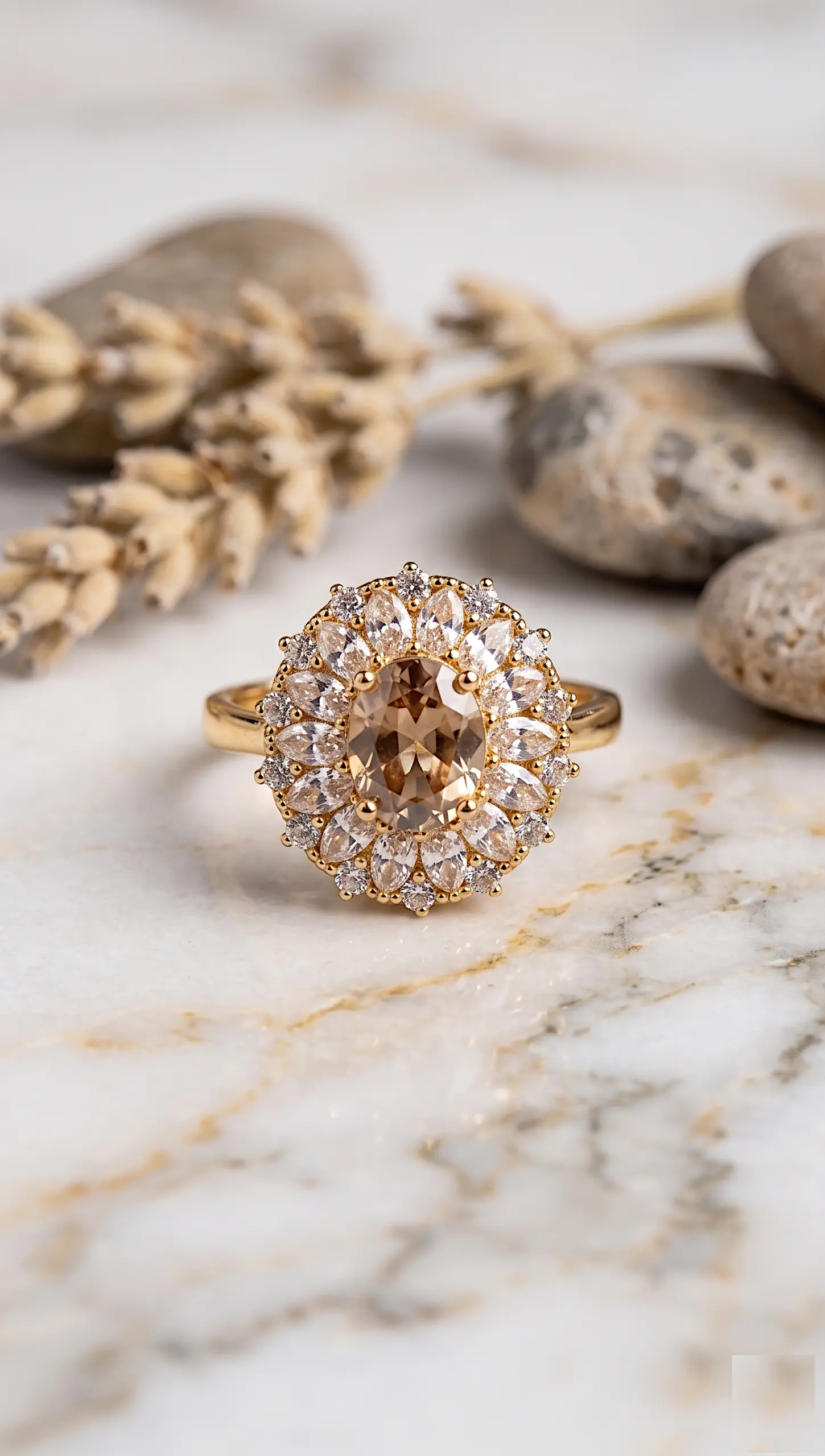 Ethereal Oval Heritage Ring - Adjustable Size - Image 5