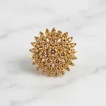 Solaris Blooming Sunburst Statement Ring – Available in 3 Luxury Finishes
