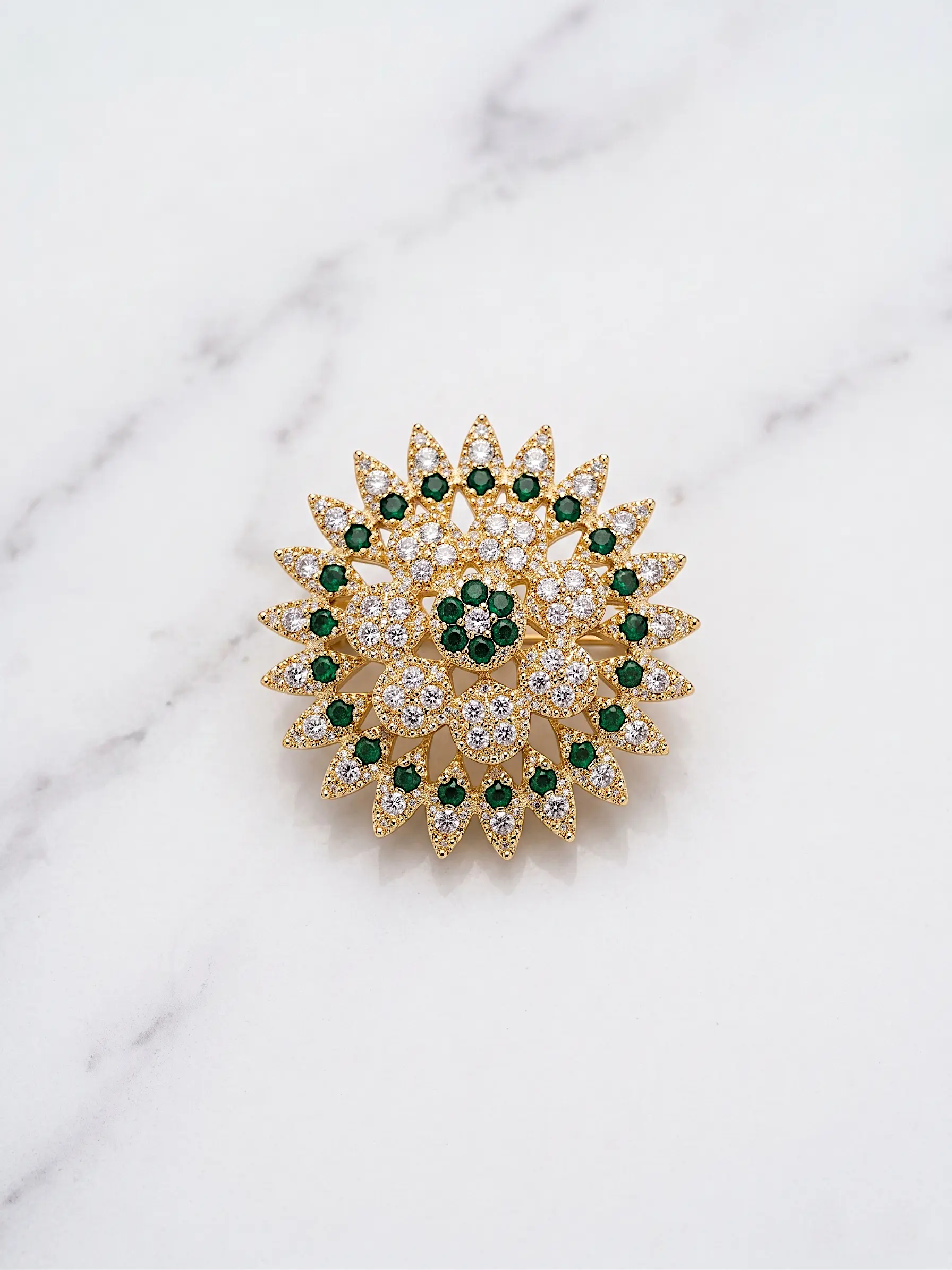 Solaris Blooming Sunburst Statement Ring – Multi Colors - Image 3