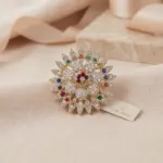 Solaris Blooming Sunburst Statement Ring – Multi Colors