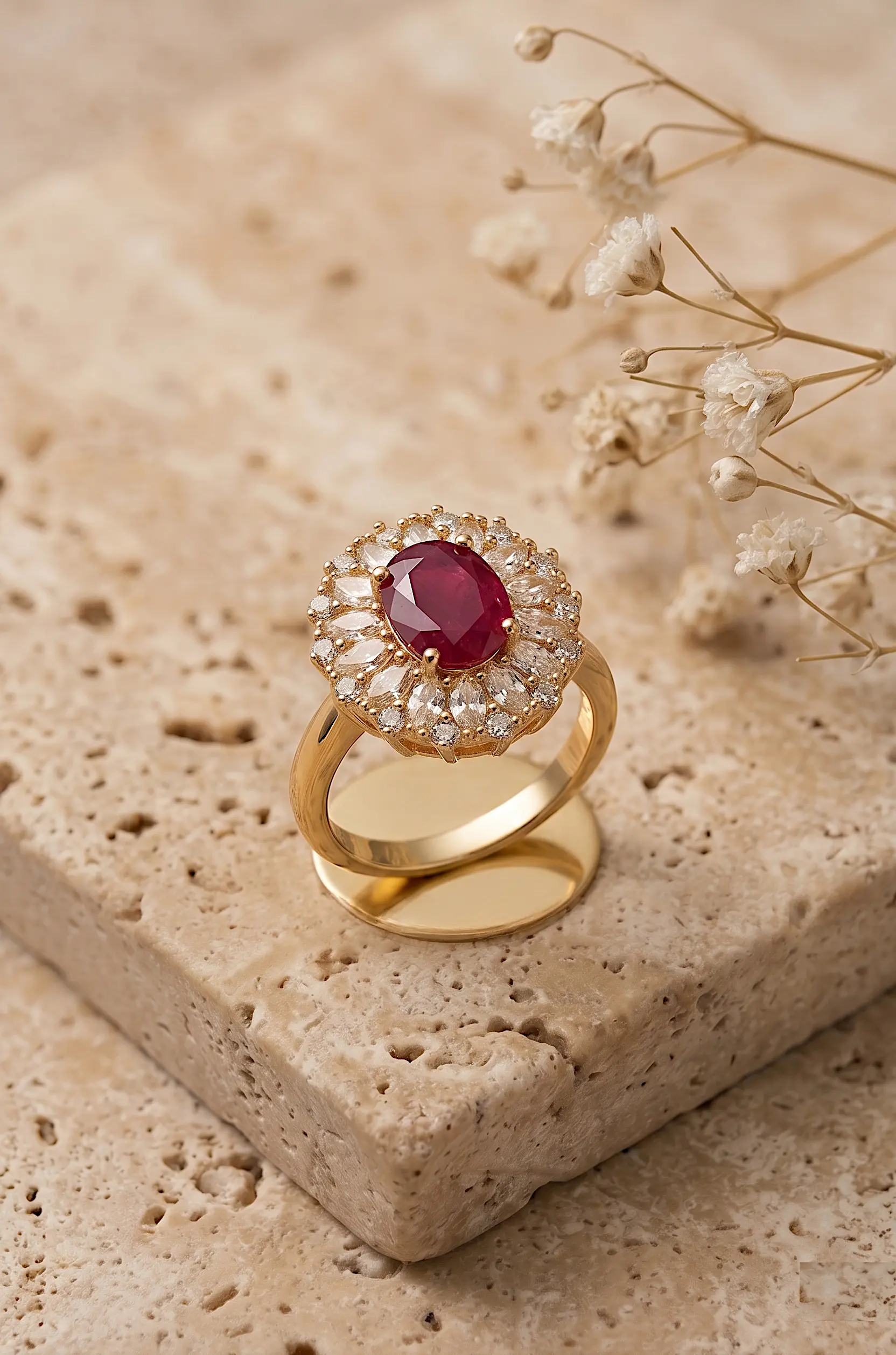 Ethereal Oval Heritage Ring - Adjustable Size - Image 2