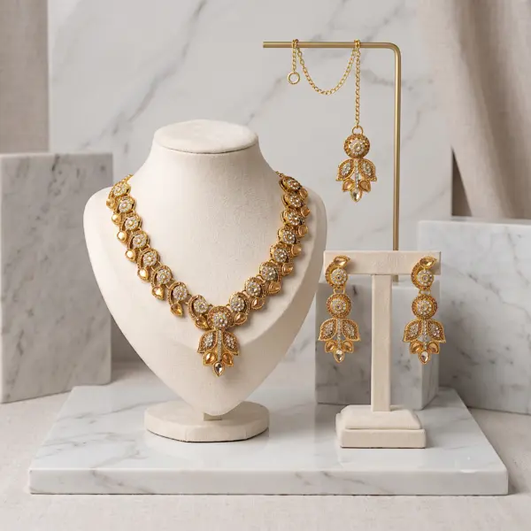 Paisley Gold Jewelry Set