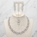 Teardrop Crystal Jewelry Set